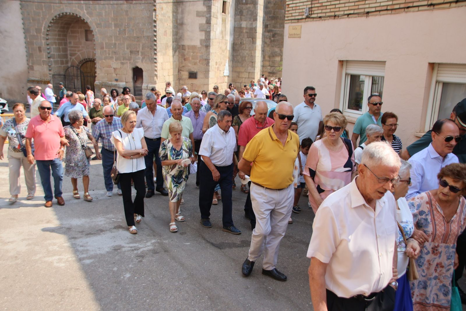 Masueco misa y procesión en honor a San Bernardo