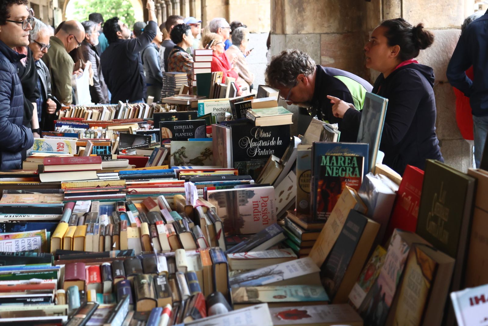 Día del Libro en la Plaza Mayor de Salamanca