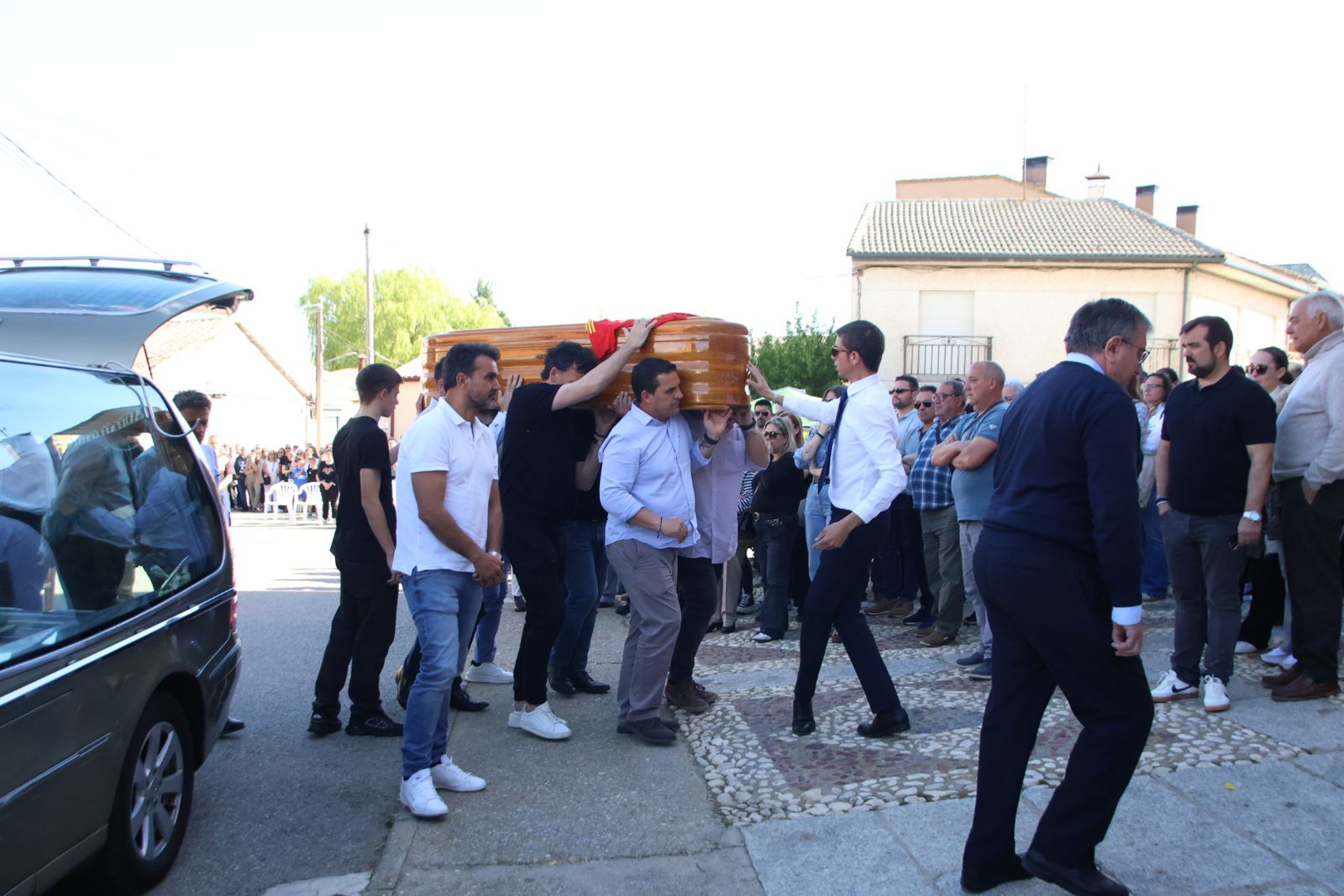 Entierro de María Caamaño en Encinas de Abajo