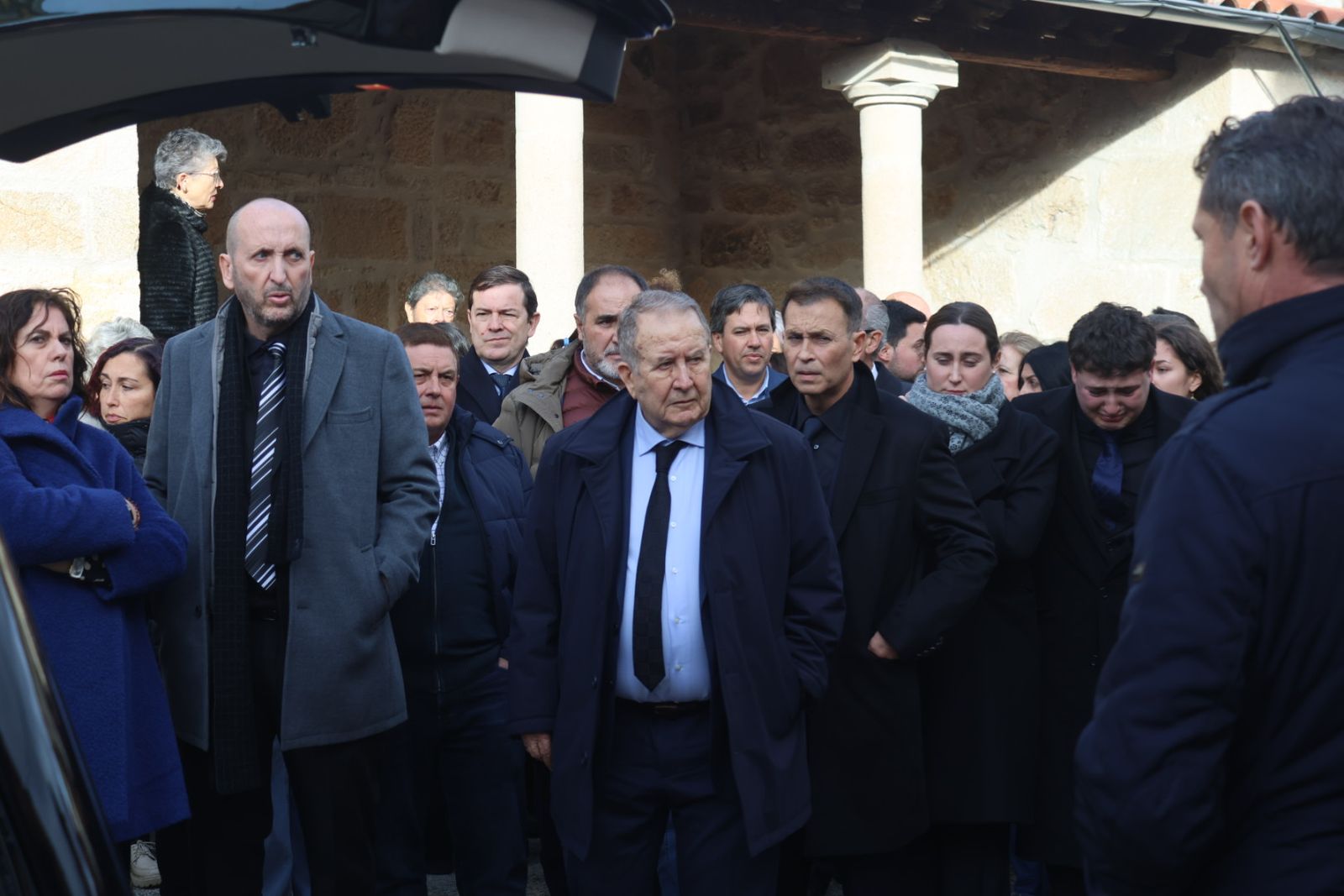 Funeral del empresario Silvestre Sánchez Sierra en Aldearrodrigo