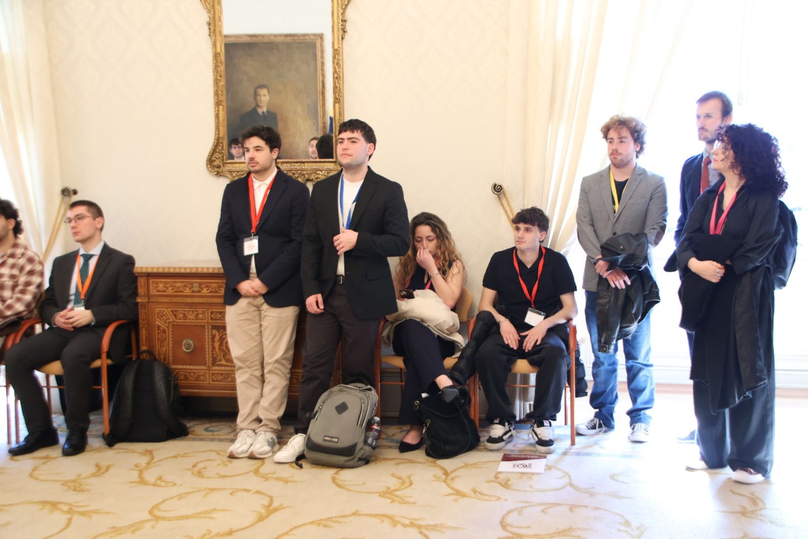 El concejal de Cultura y Turismo, Ángel Fernández, recibe a representantes de la asociación de ciencia política ASCIPO