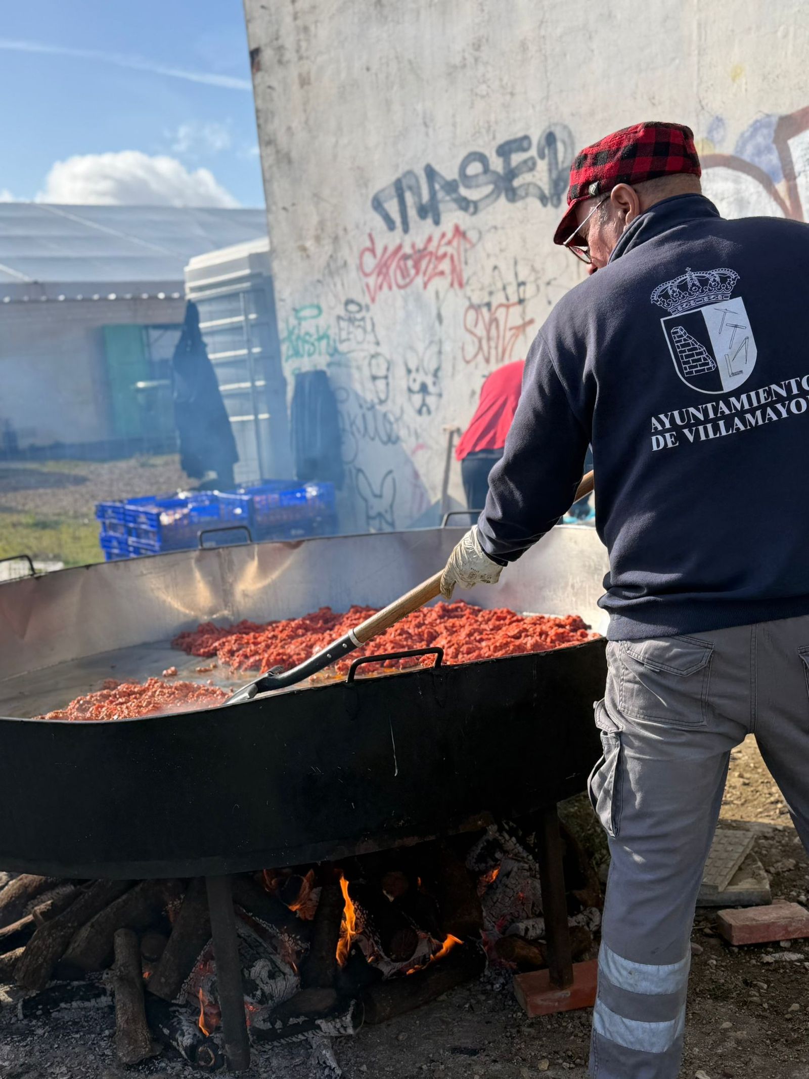 Comida solidaria de las peñas y los quintos 2026 en Villamayor