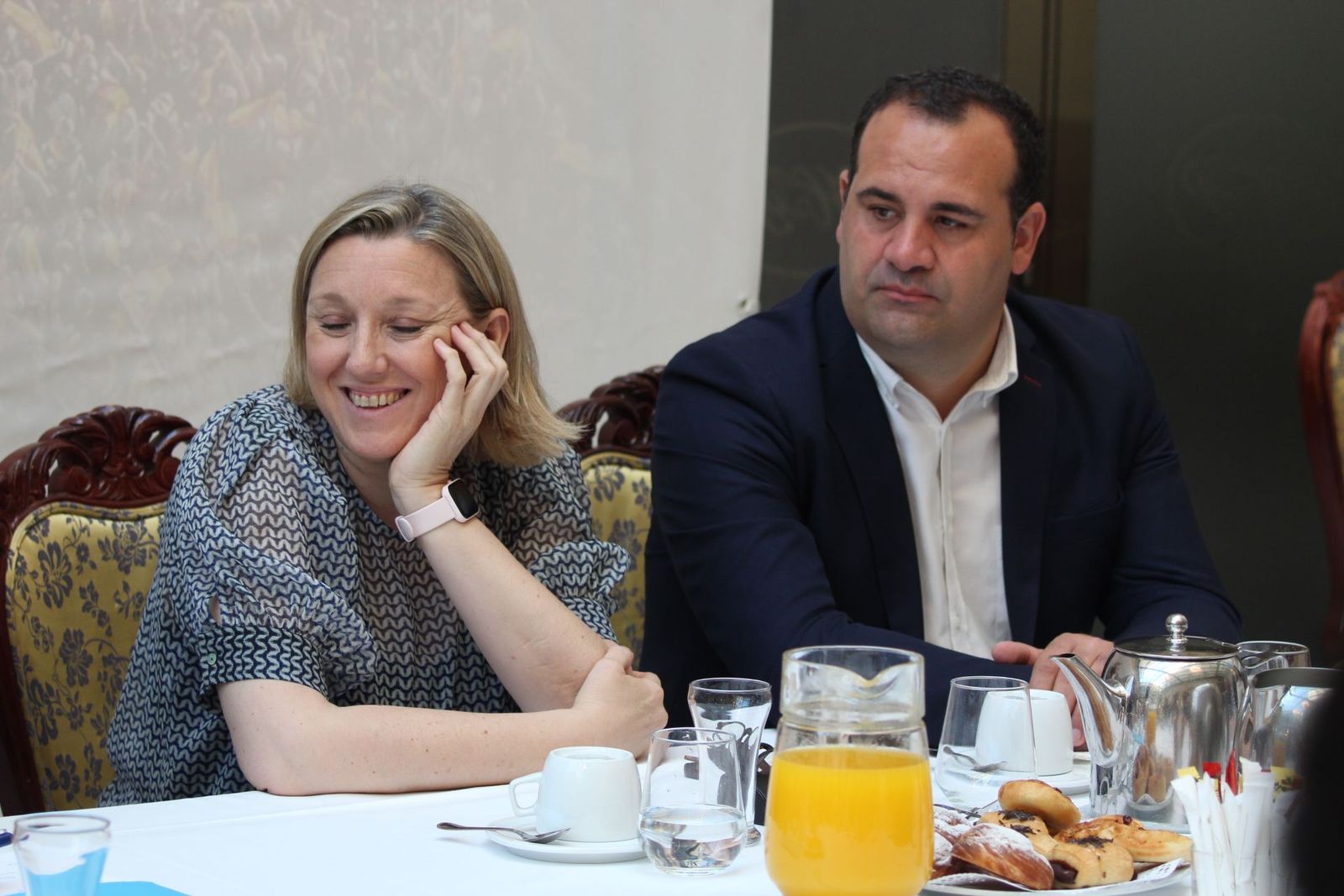 Desayuno informativo del PP para presentar el programa electoral del PP de cara a las elecciones europeas. Foto Carlos H.G