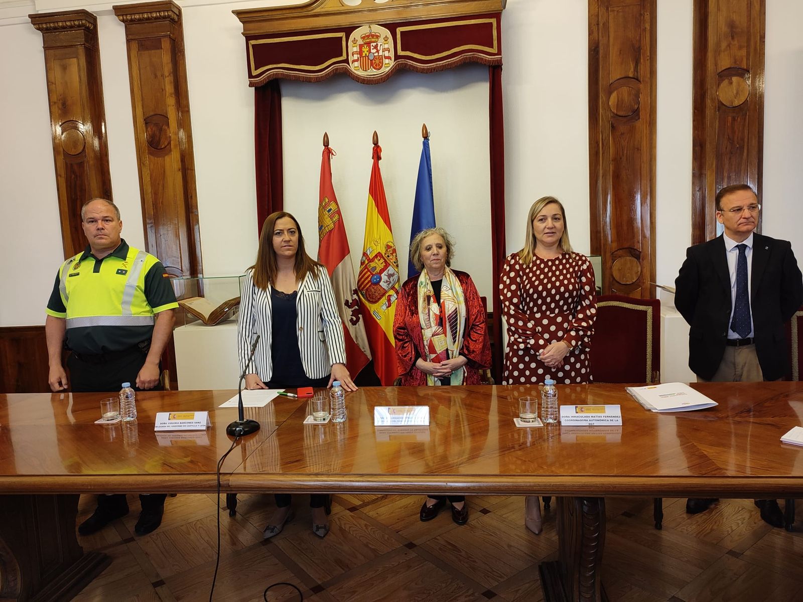 Francisco Iturralde, Virginia Barcones, Encarnación Pérez e Inmaculada Matías