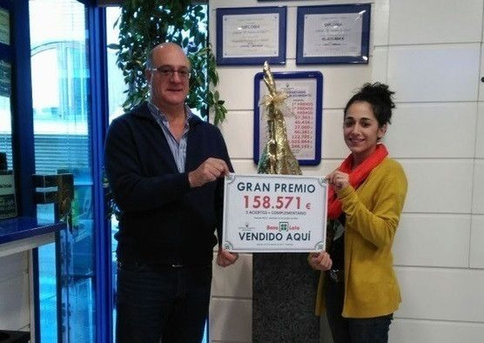 La Bonoloto deja 158.000 euros a un acertante de cinco más el complementario