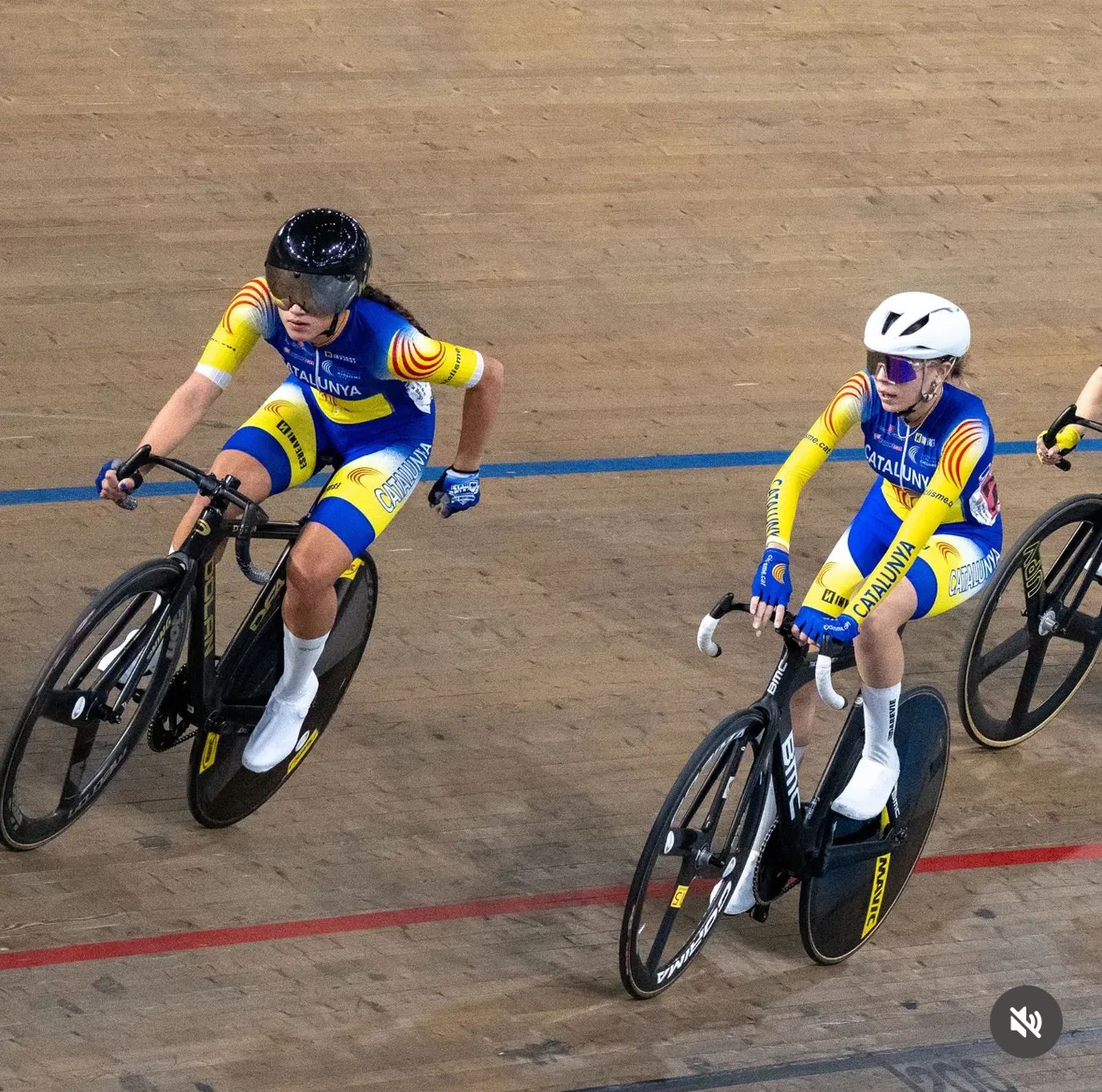 Las corredoras del Mirat Team Adriana Vargas y Carla Bañuls campeonas de España de Pista