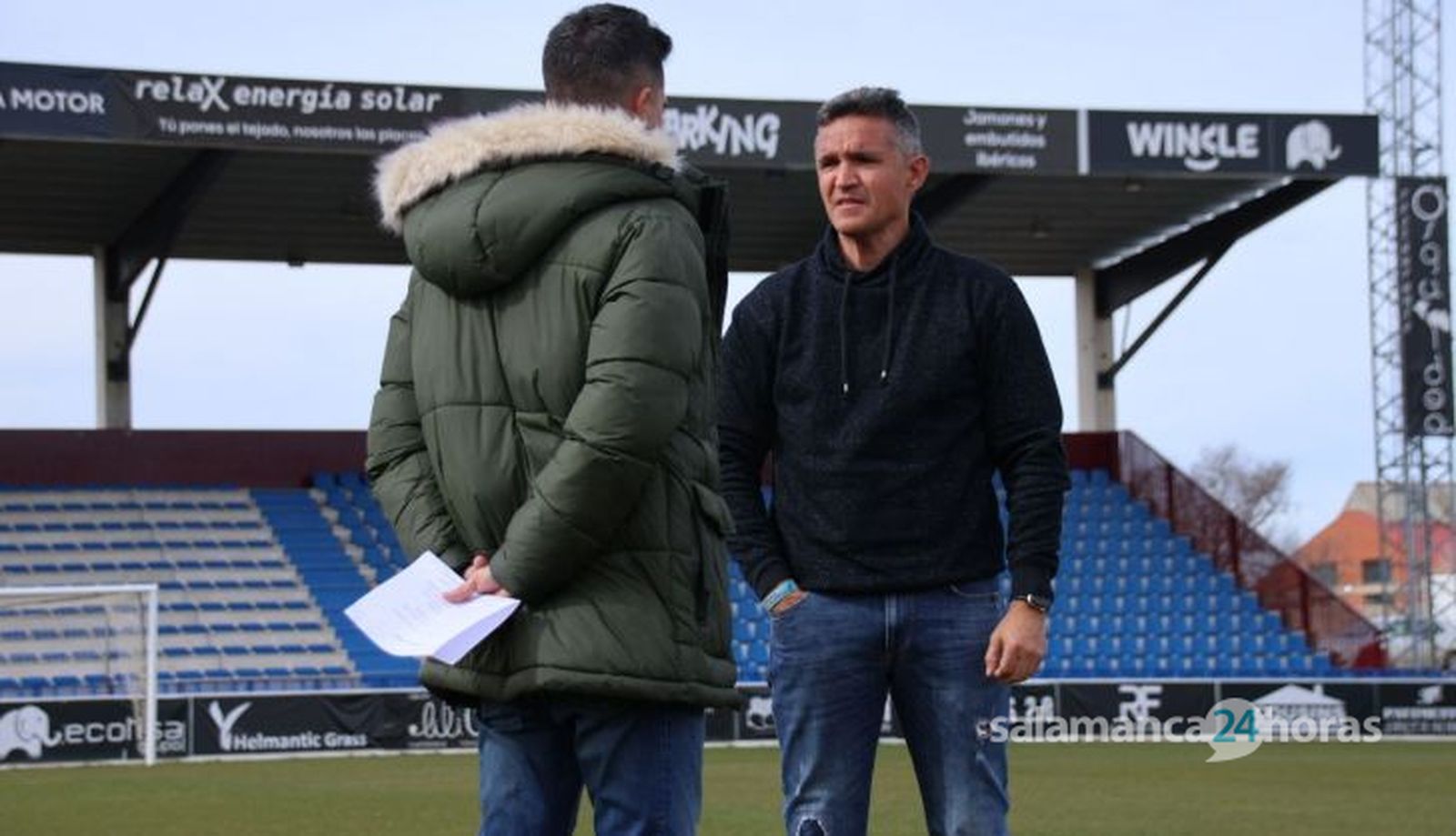 Dani Ponz cumple un año como entrenador de Unionistas | FOTO Andrea M