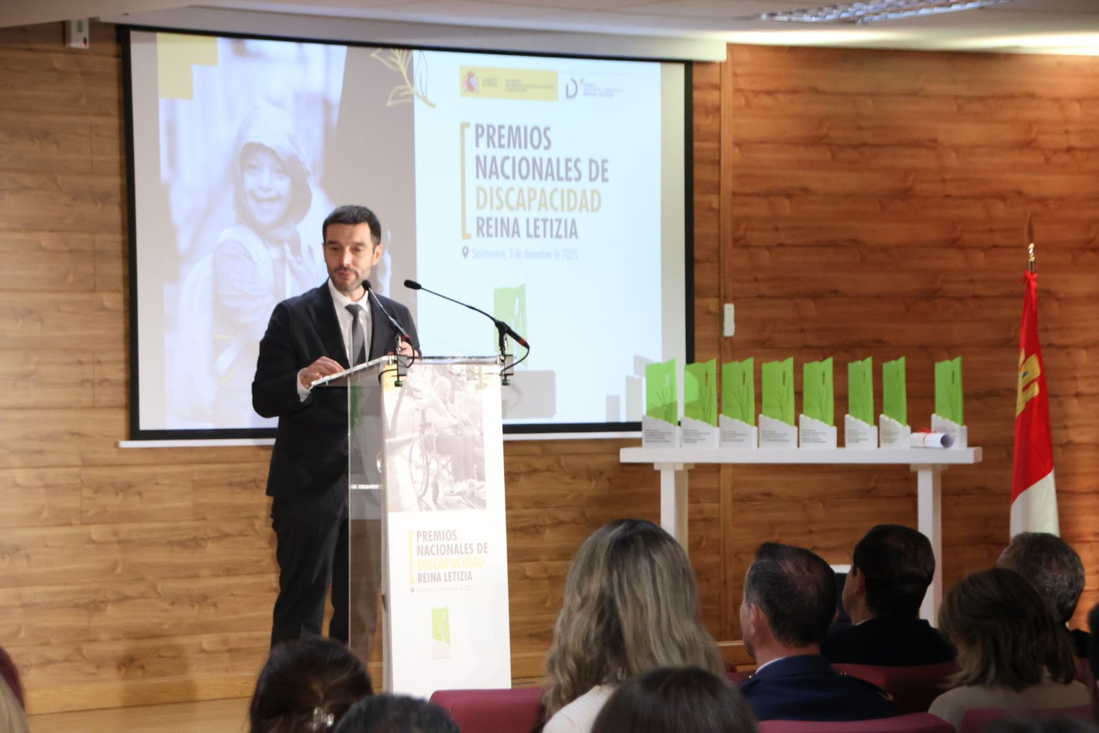 La Reina Doña Letizia acude a la reunión del Consejo Del Real Patronato sobre Discapacidad y a la entrega de los Premios Nacionales de Discapacidad en la celebración del Día Internacional de la Discapacidad