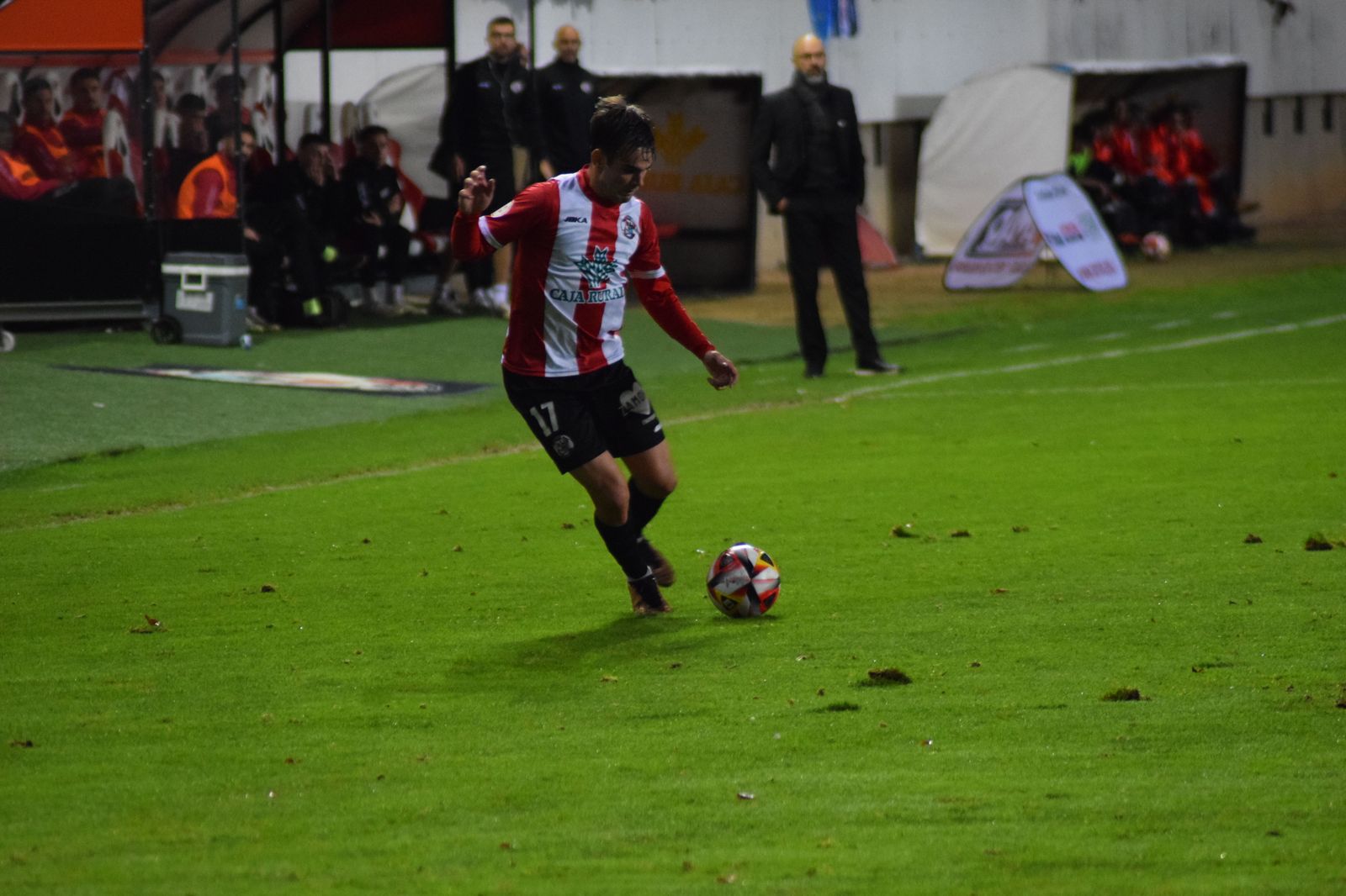 Víctor López en el Zamora CF - Real Avilés. Archivo.
