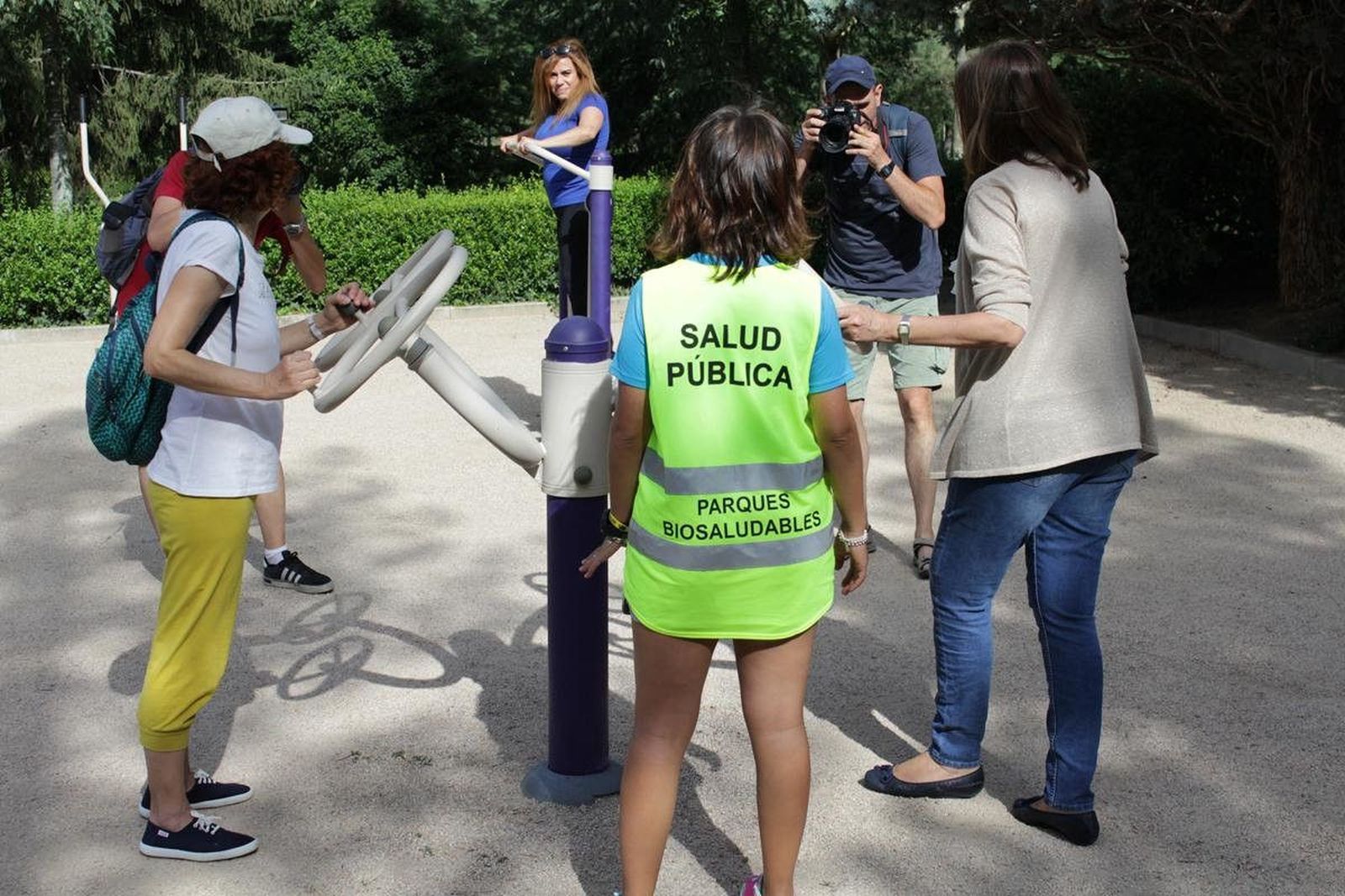 Actividades en los Parques Biosaludables