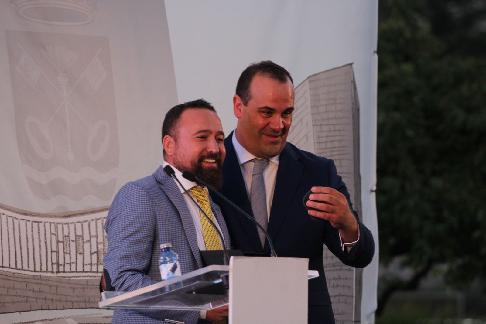 Pregón institucional en Santa Marta de Tormes a cargo de D. Fernando de la Calle. Empresario local desde 2003. Actuación del grupo Cuarteto.