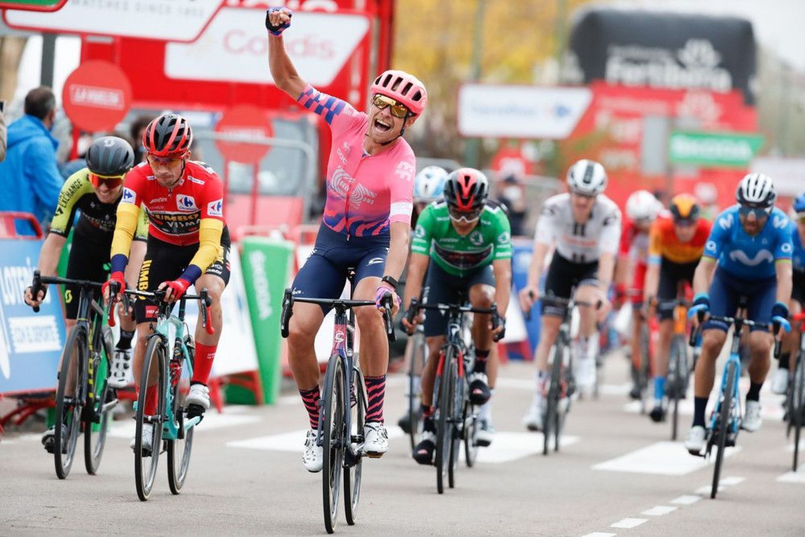 Magnus Cort Nielsen, vence en la última llegada de la Vuelta a España a Ciudad Rodrigo