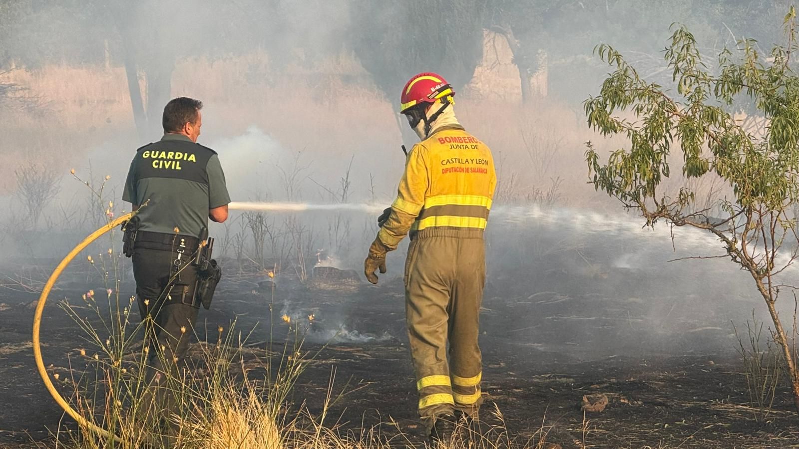 Incendio en Cabrerizos