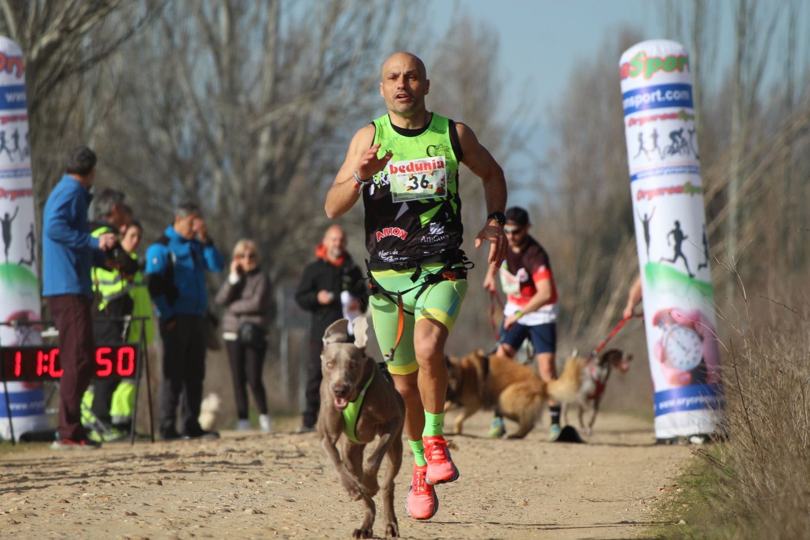 XII Canicross de Santa Marta. Fotos: Míkel Antúnez