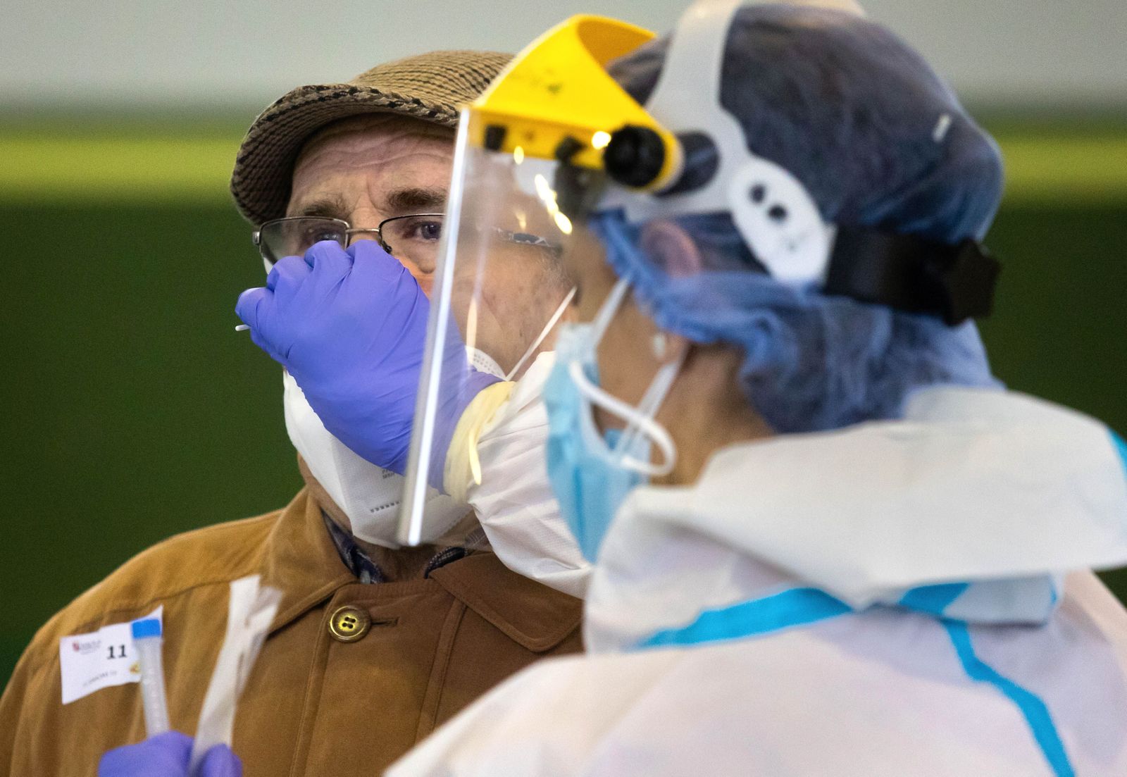 Cribado masivo realizado en Sancti Spíritus este pasado sábado. | FOTO: ICAL