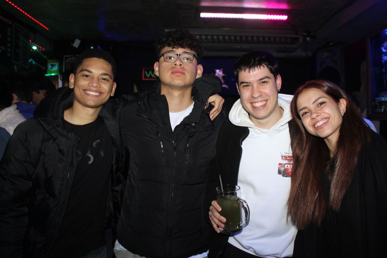 Salamanca de noche, sabado 24 de enero