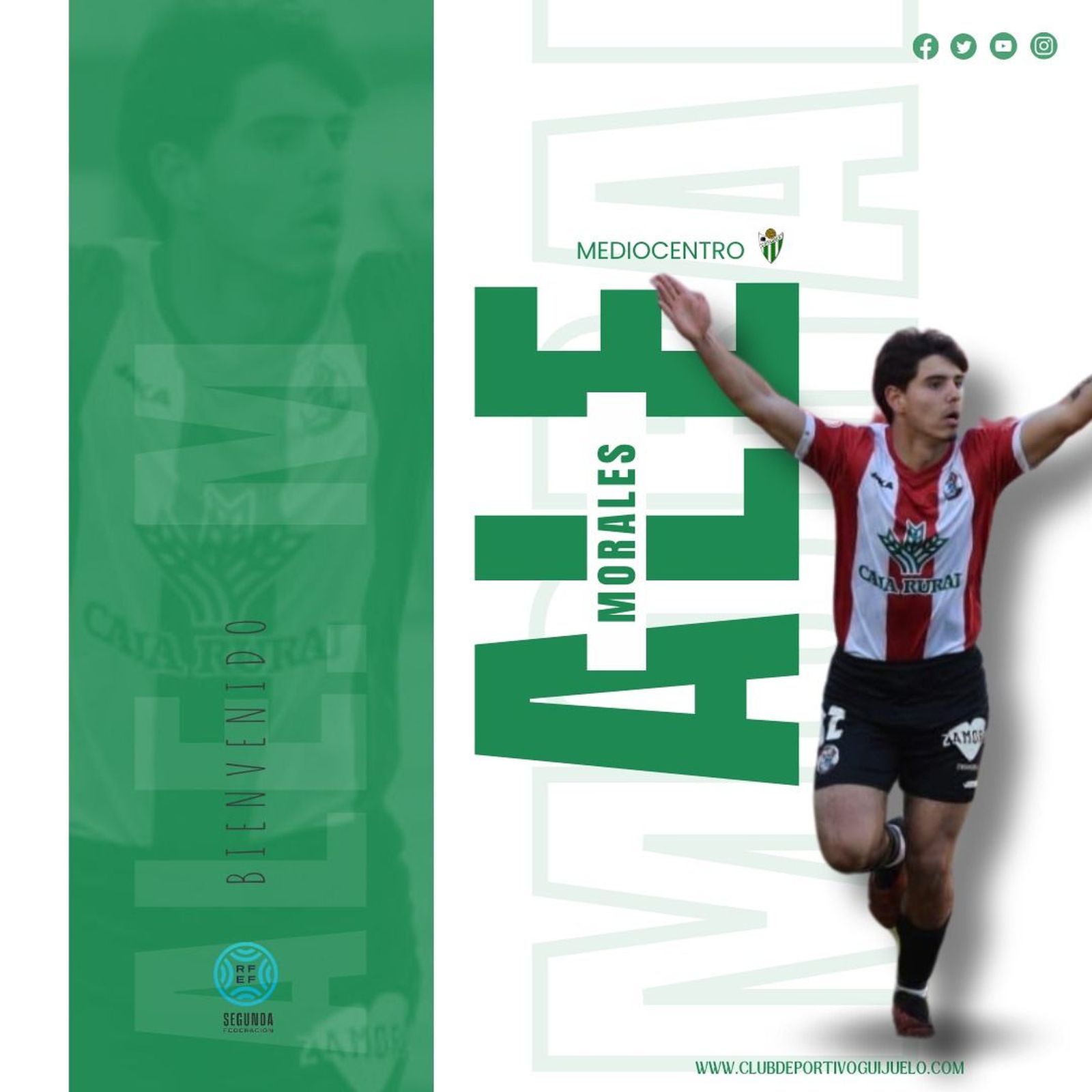 Alejandro Morales, cedido al CD Guijuelo