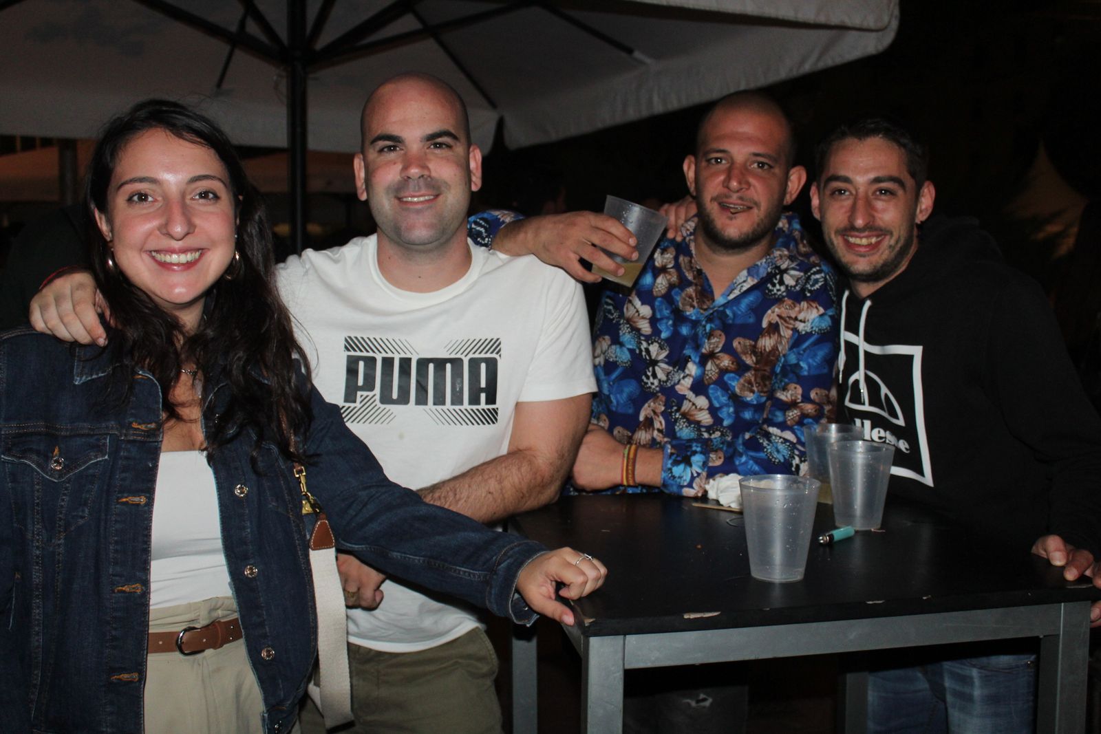 Ambiente en la Feria de Día en la tarde de este
