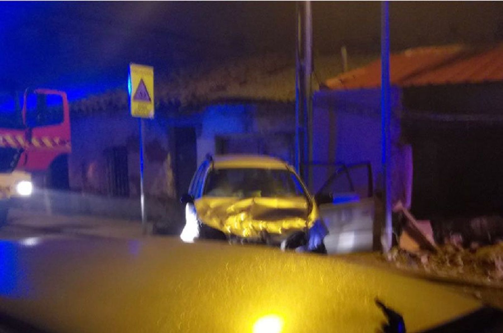 Accidente entrepuentes