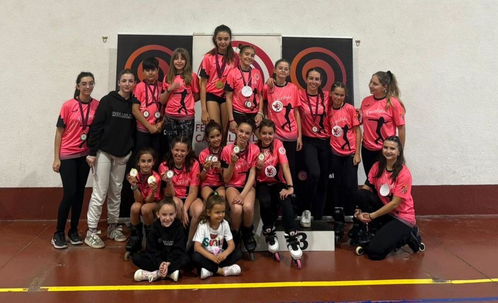 Campeonato Regional de patinaje en línea del club salmantino Rollslam