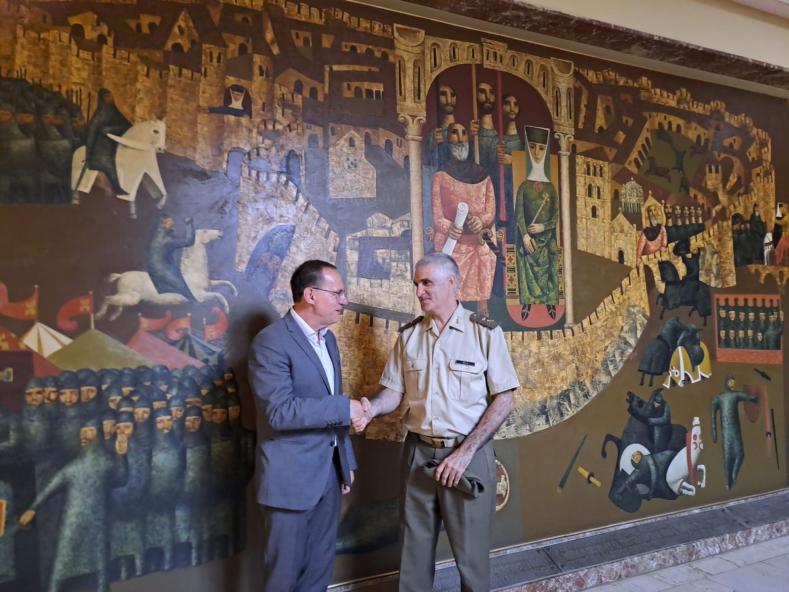 Julio Rello Varas,  recibido como nuevo general jefe del Mando de Ingenieros y Comandante Militar de Zamora