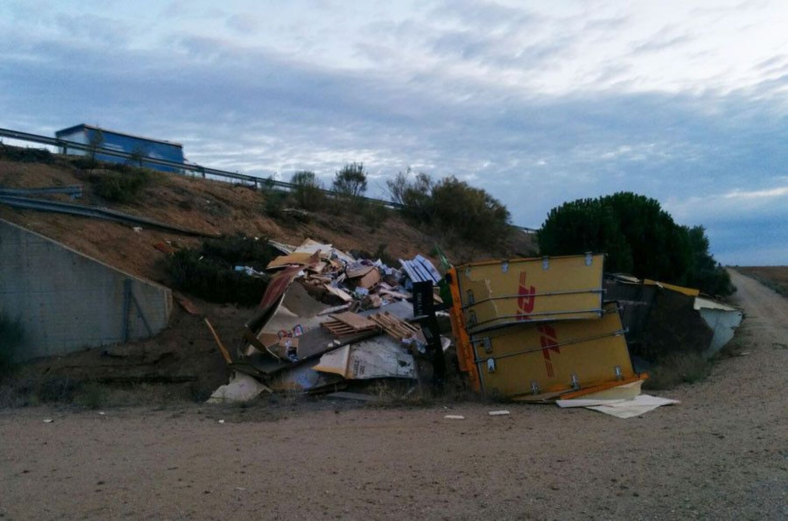 Camion accidente castrillo