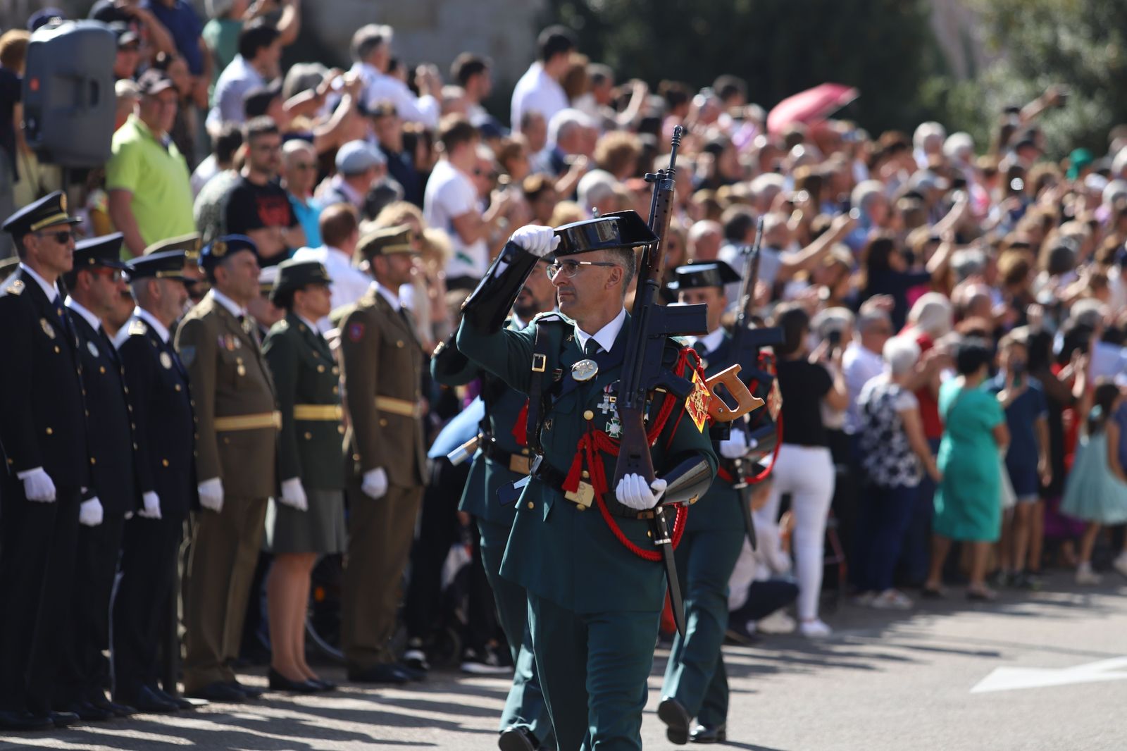 Desfile de la Guardia Civil de Zamora por el Día del Pilar Fotos: María Lorenzo