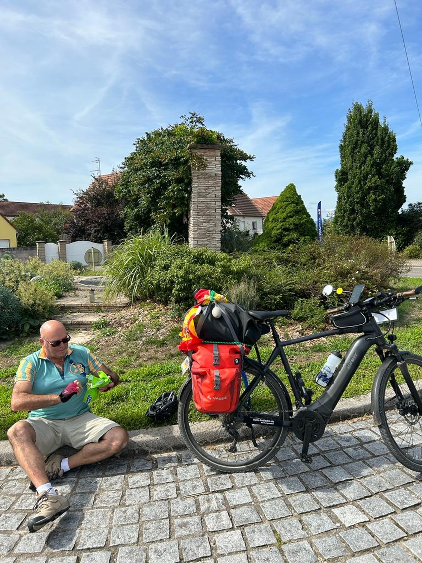 Jesús Mateos, durante su viaje