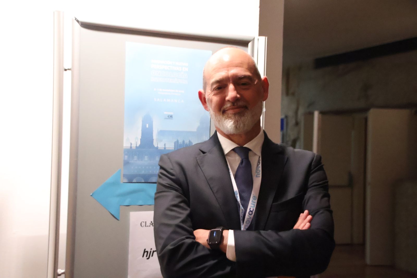 El consejero de Sanidad, Alejandro Vázquez Ramos, participa en la mesa redonda: '¿Cómo impulsar la oncología radioterápica desde las administraciones públicas? Realidades y perspectivas'