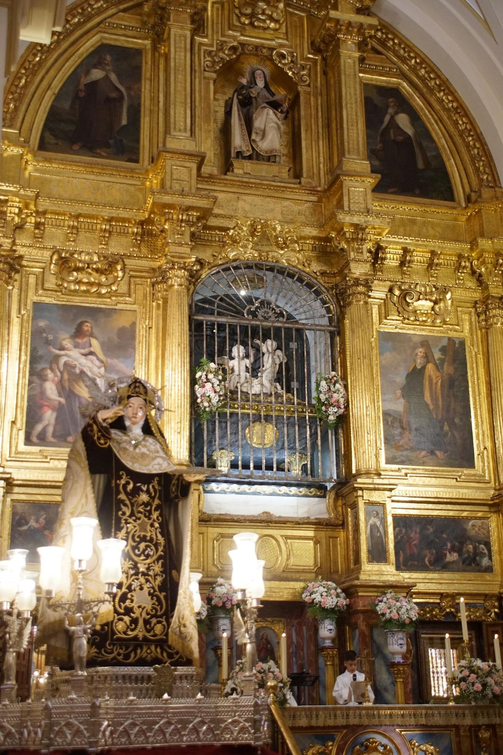Procesión del regreso a clausura de Santa Teresa de Jesús