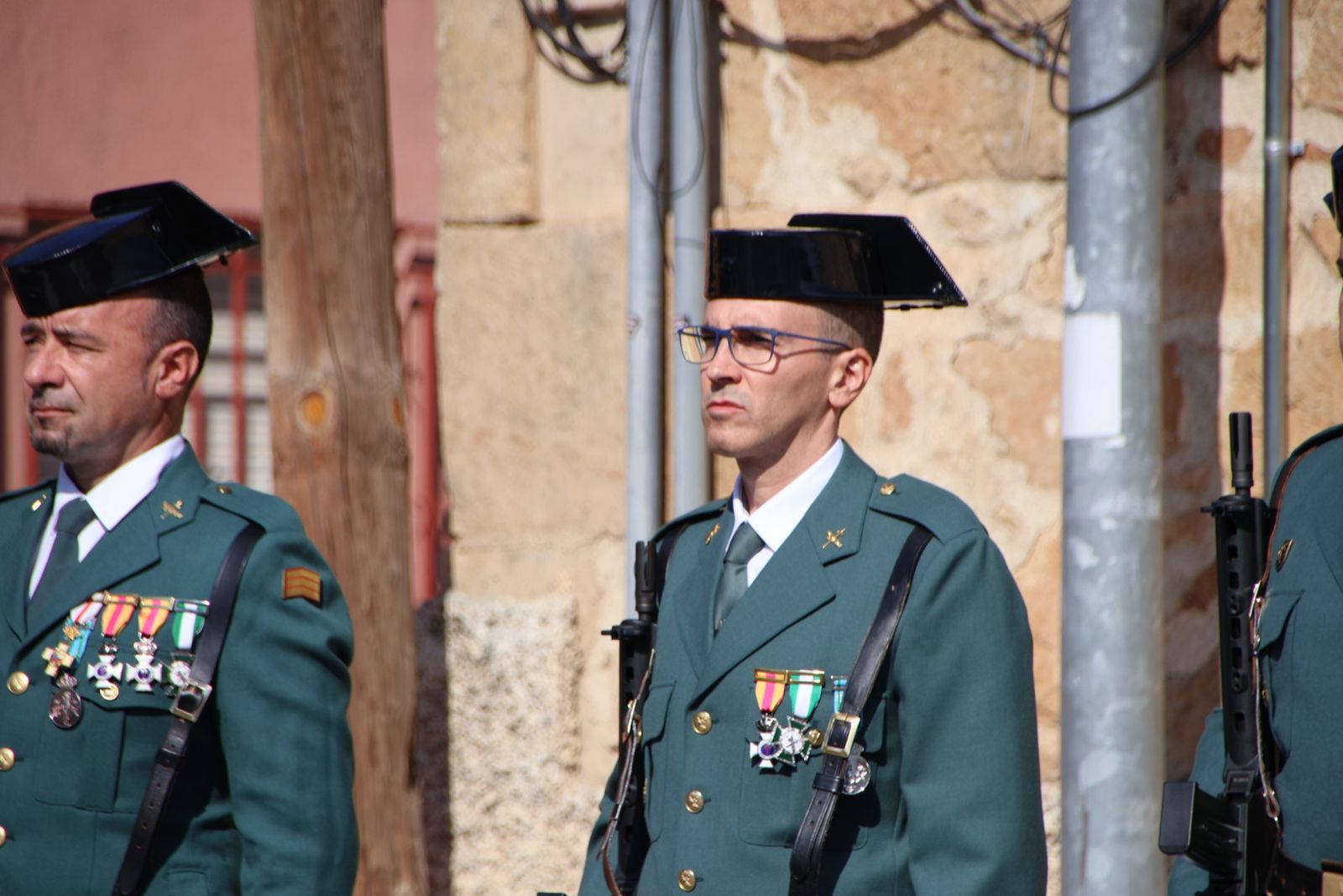 Inauguración glorieta a la Guardia Civil en Villares de la Reina