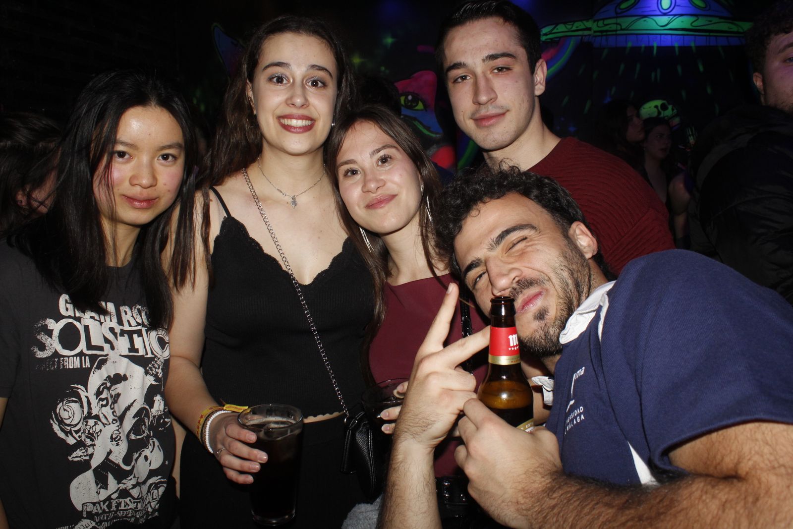 Salamanca de noche, sábado 8 de marzo