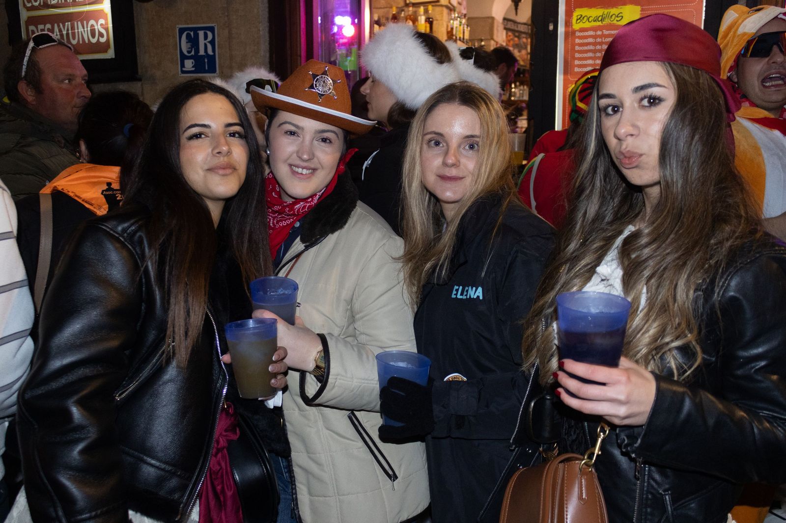 Salamanca de noche, sábado del Carnaval del Toro de Ciudad Rodrigo