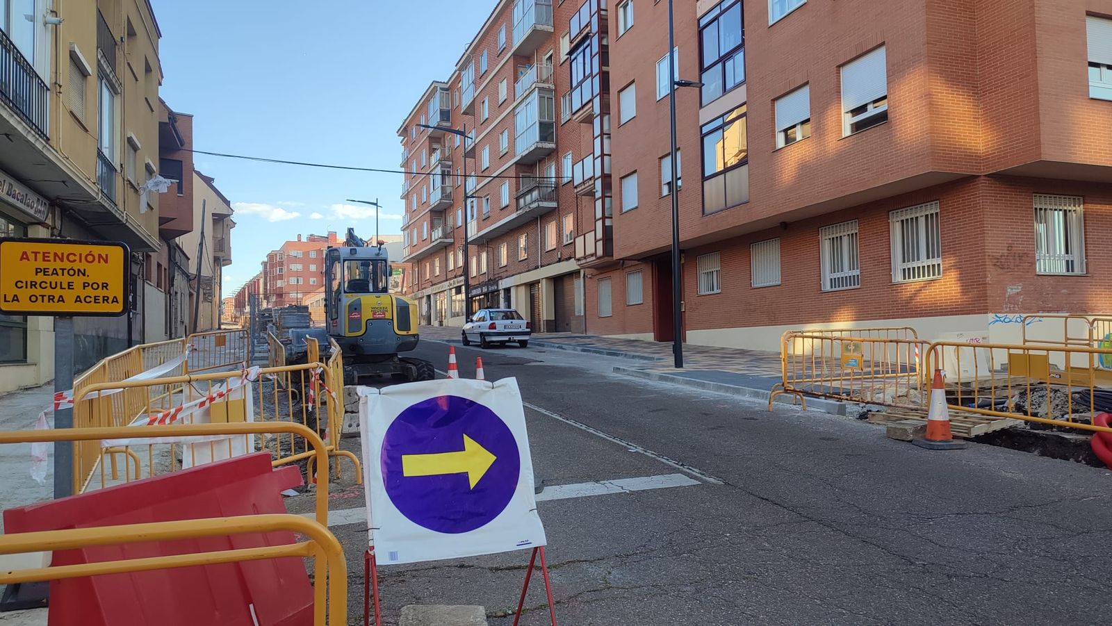Obras en las travesías. Avenida de Galicia