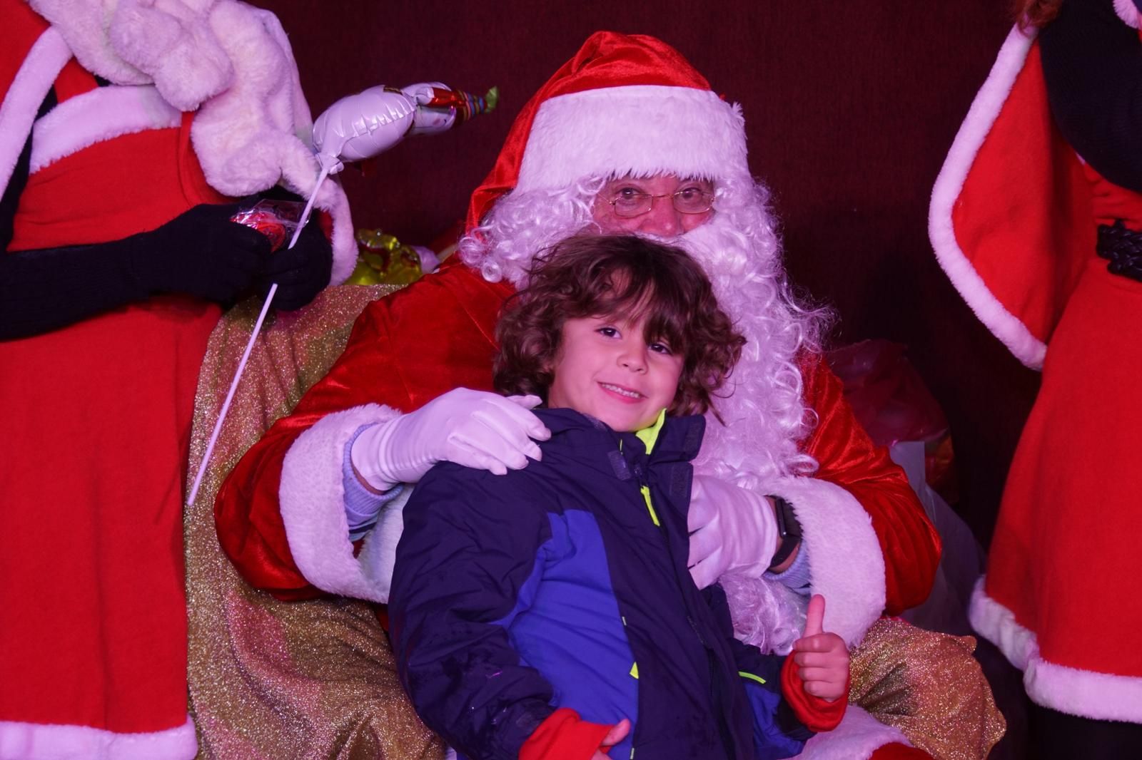 El Encinar recibe la visita de Papa Noel