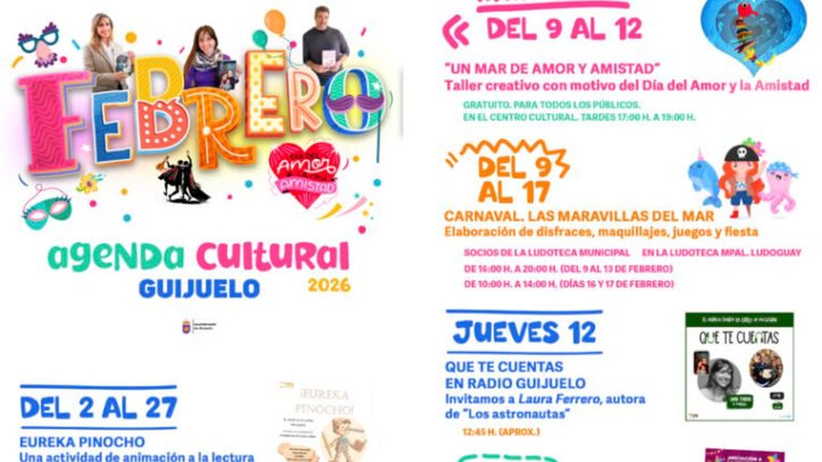 Agenda cultural Guijuelo 2026