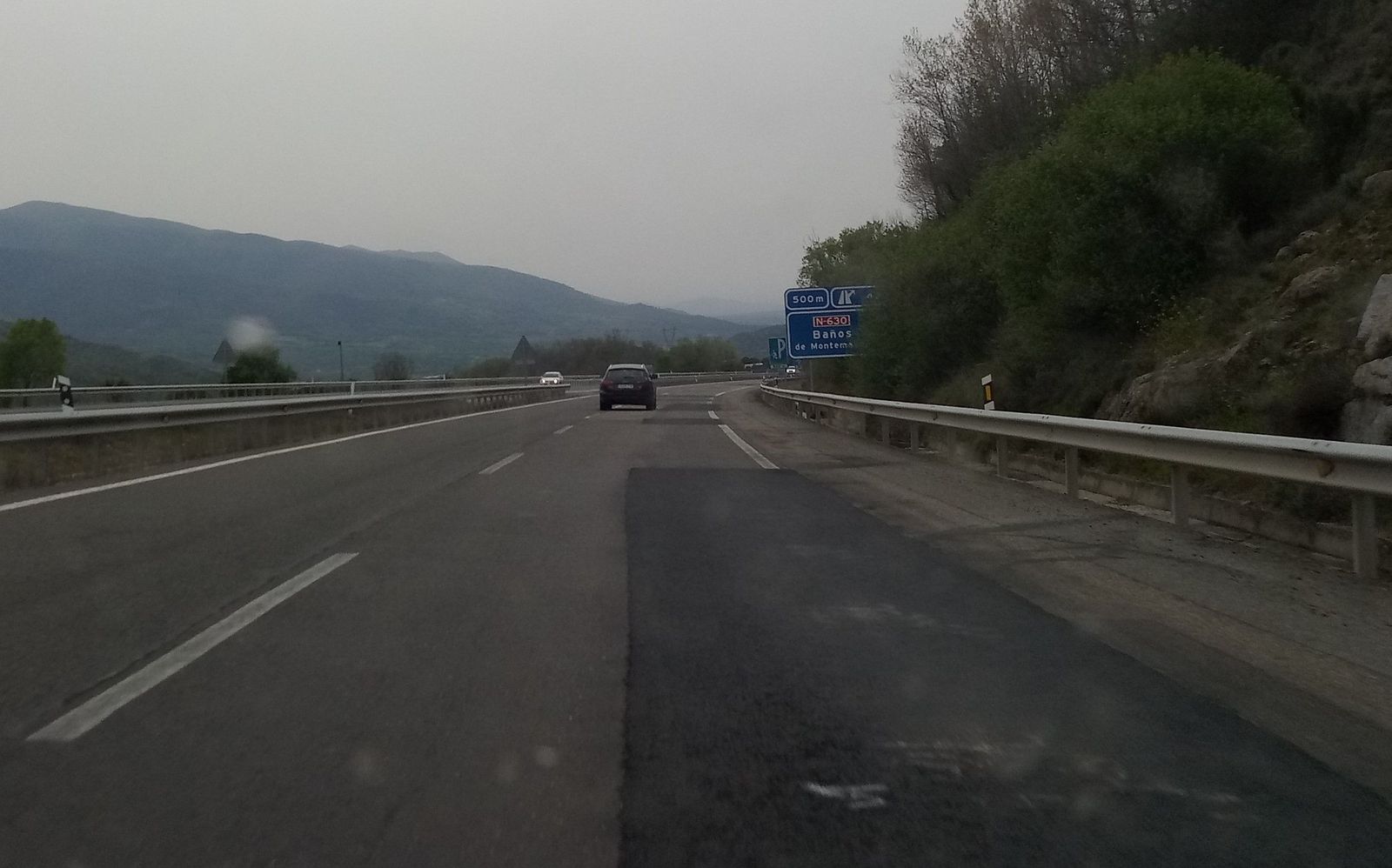 Estado actual del puerto de Béjar en dirección Baños de Montemayor (1). Foto, UPL.