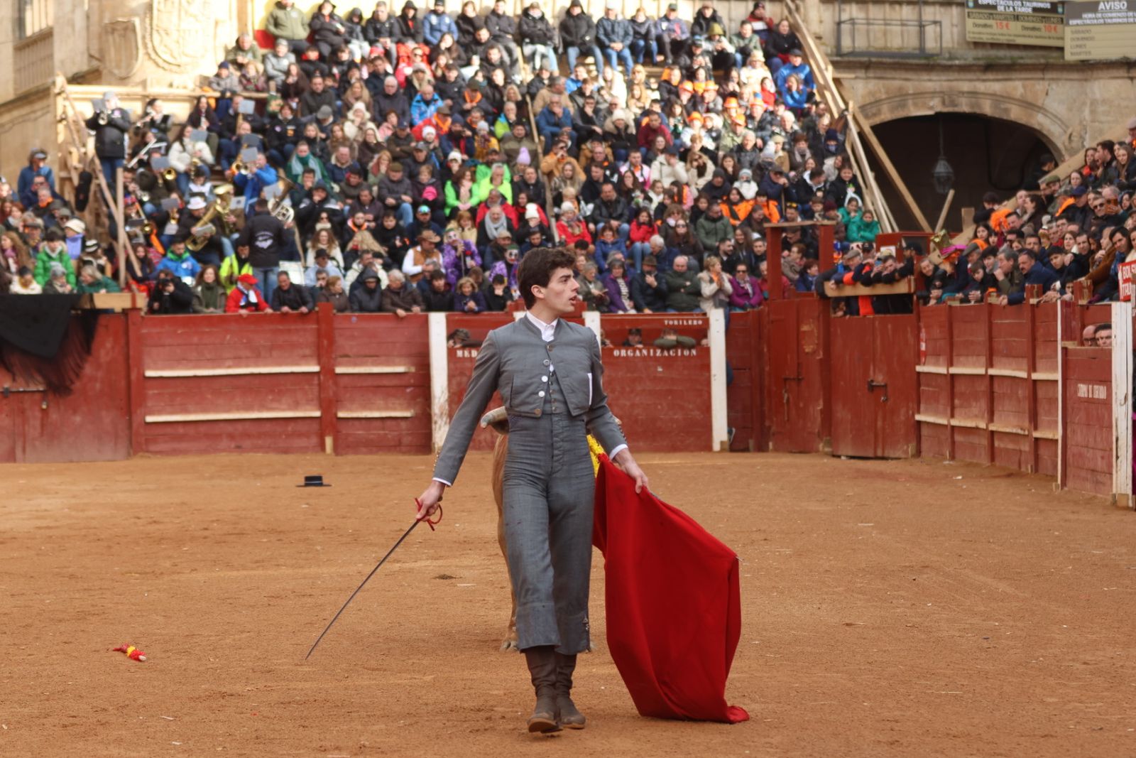 Novillada sin picadores del bolsín taurino y rejones en Ciudad Rodrigo