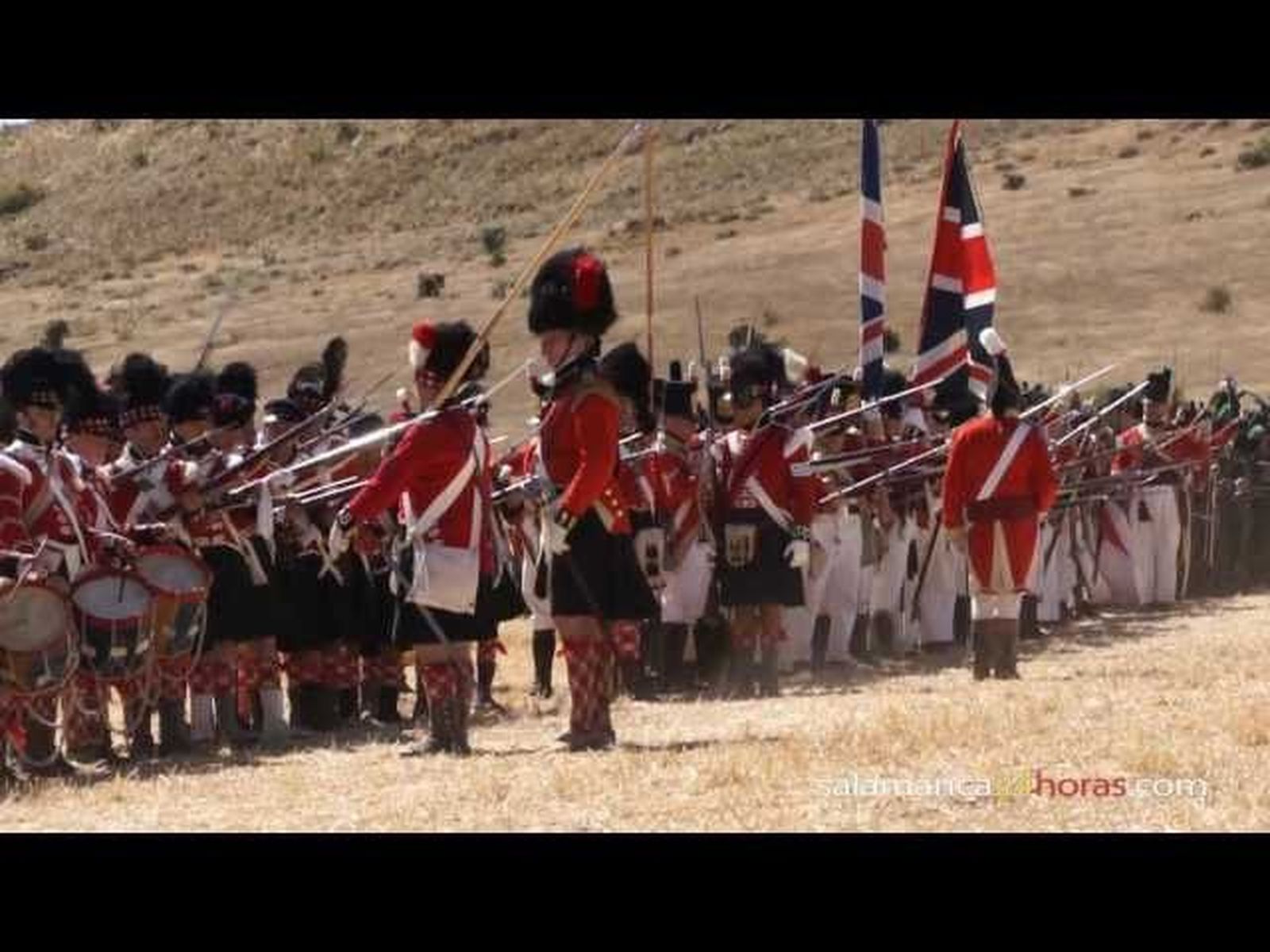 Recreación de la batalla de Arapiles