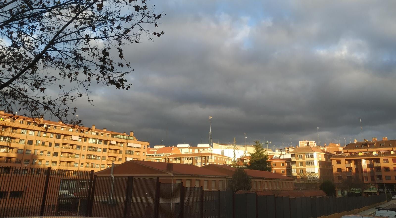 Nubes en Zamora