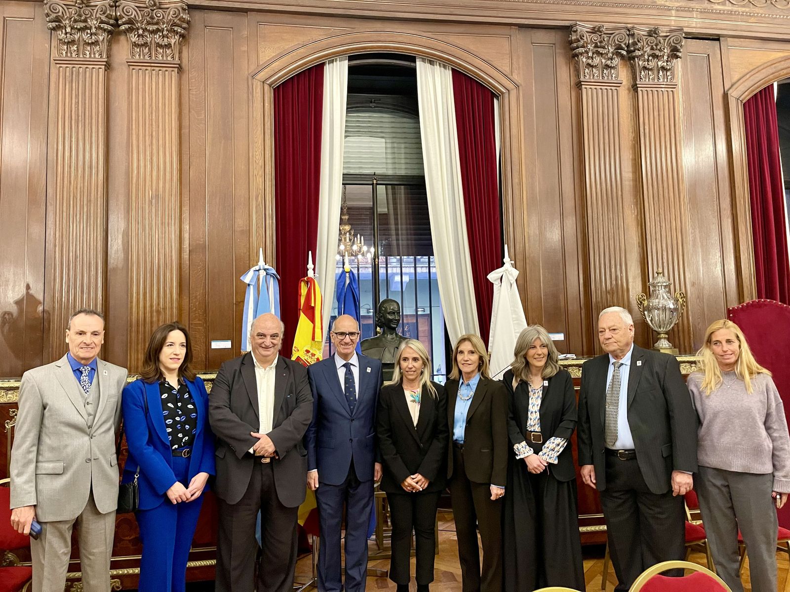 Delegación de la Diputación de Salamanca en su visita institucional a Argentina
