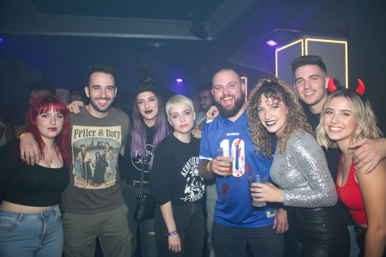 Salamanca de noche, viernes 31 de octubre