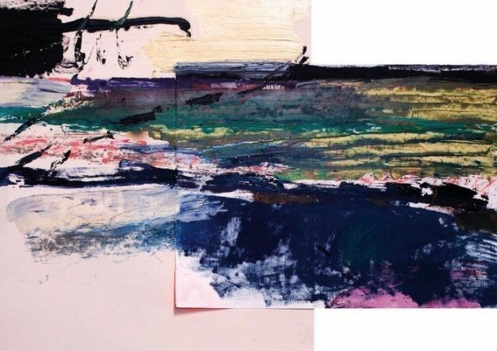 El pintor salmantino Víctor Alba expone 'Sin Título'