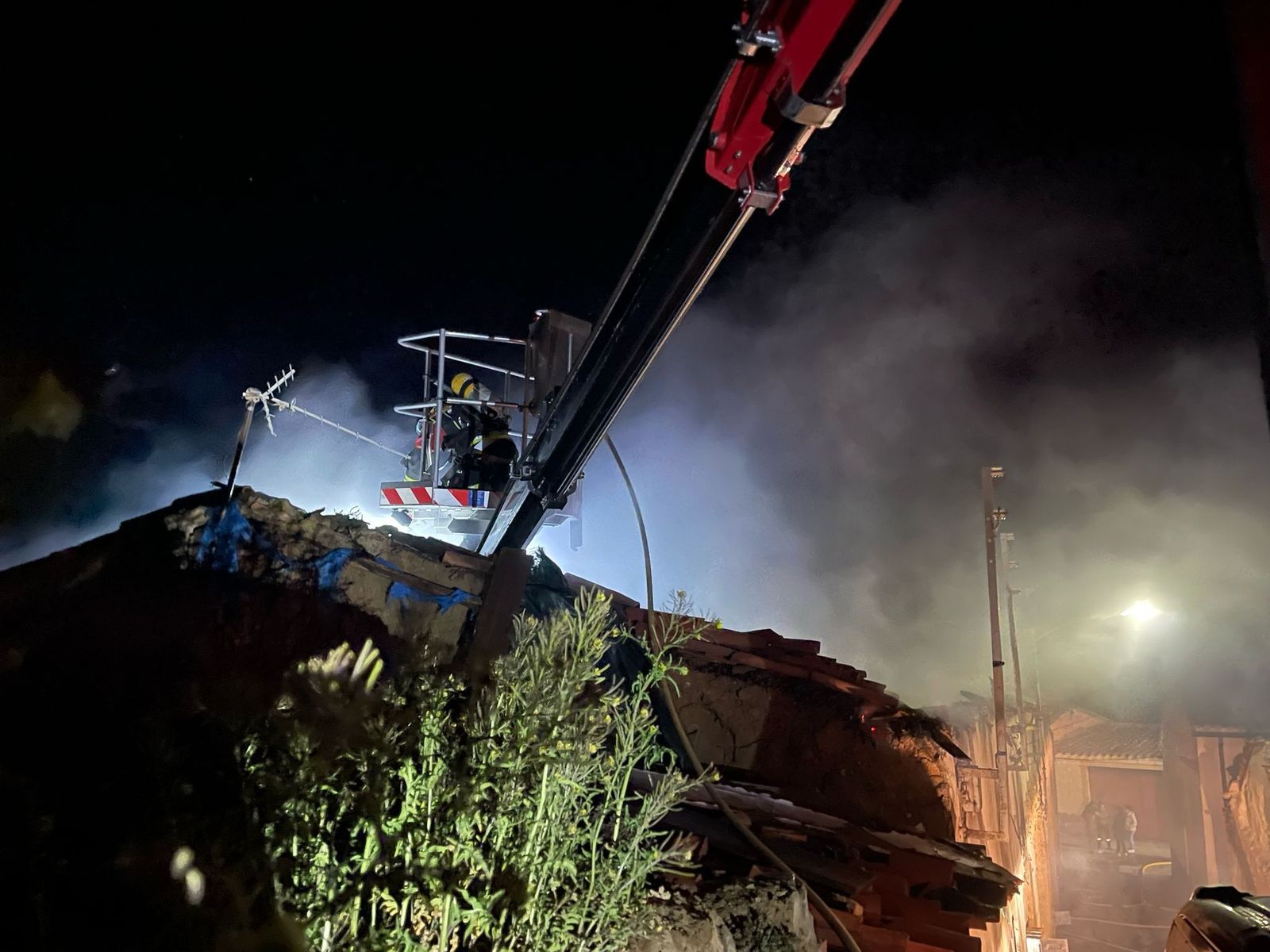 Arde una vivienda en Gema del Vino