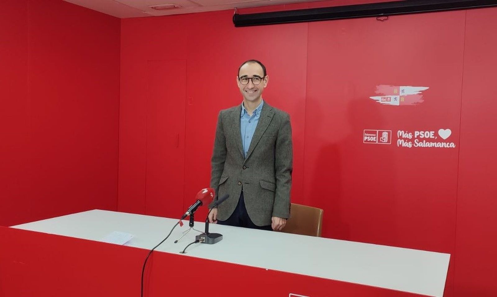El diputado del PSOE de Salamanca y secretario general de los socialistas salmantinos, David Serrada El diputado del PSOE de Salamanca y secretario general de los socialistas salmantinos, David Serrada