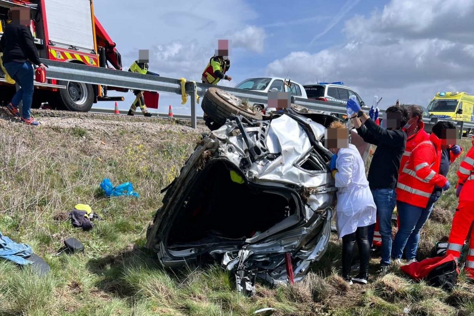 Uno de los siniestros mortales. Archivo