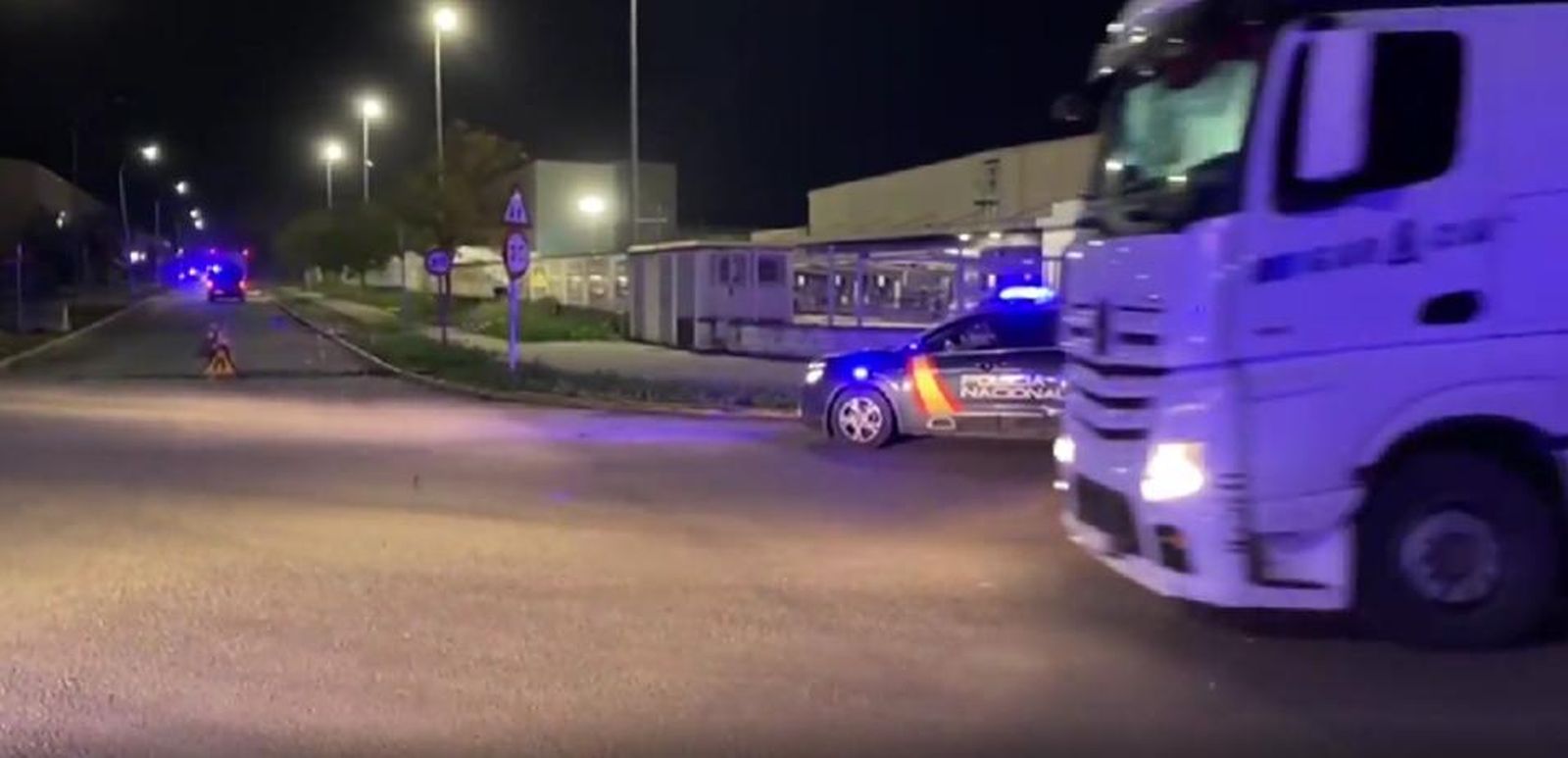 Huelga de transportes. Foto EP