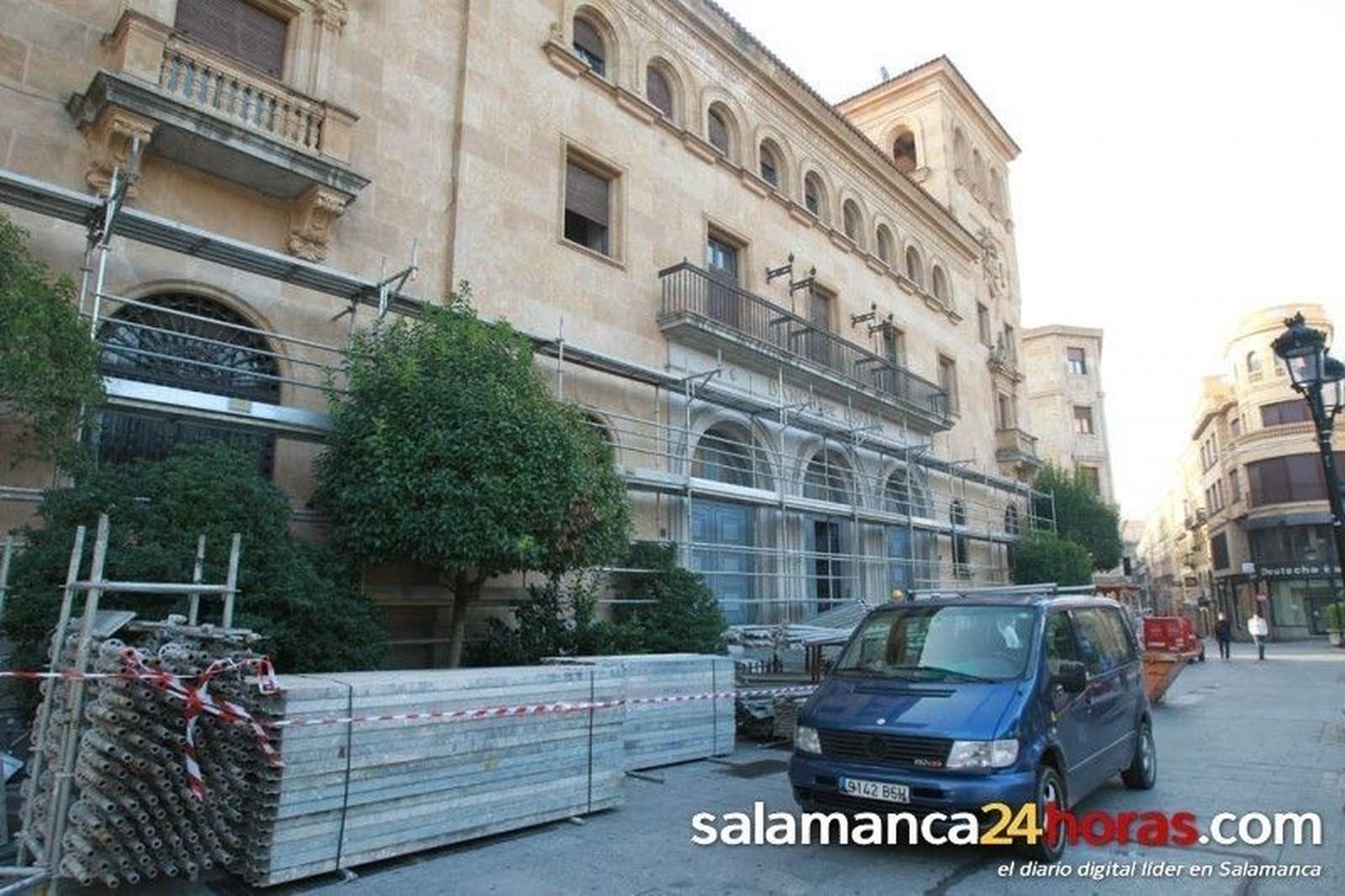 Obras en el antiguo Banco de España