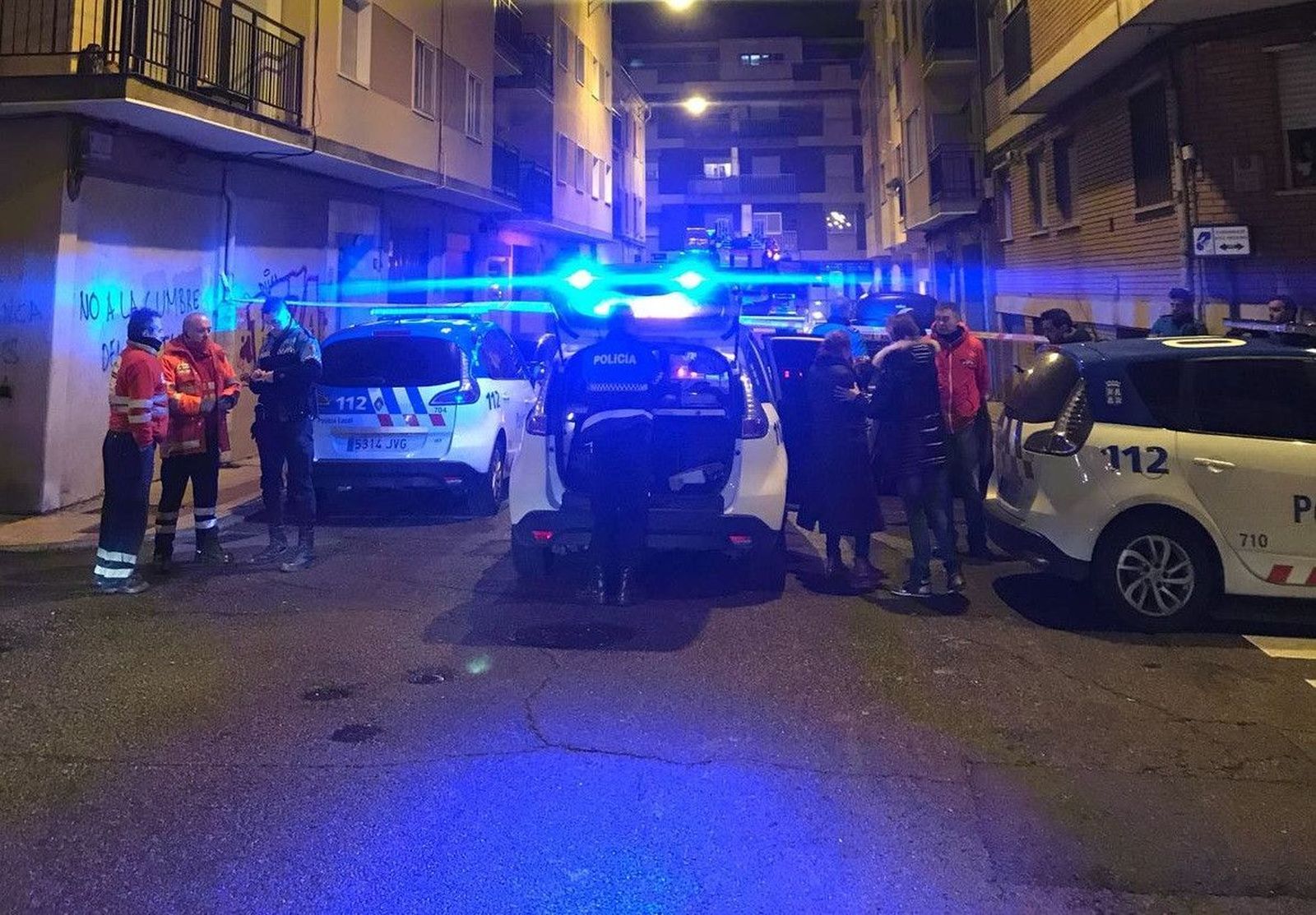 Imagen del suceso ocurrido en marzo de 2018 en la calle Conde Barrús