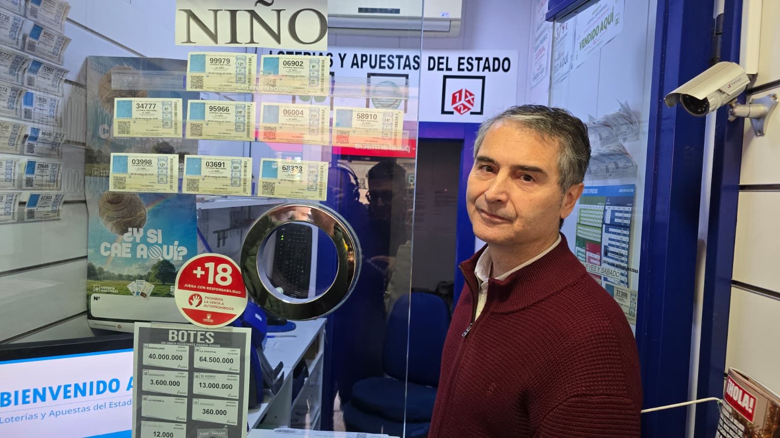 Administración calle Toro donde ha caído el tercer premio de la Lotería de Navidad